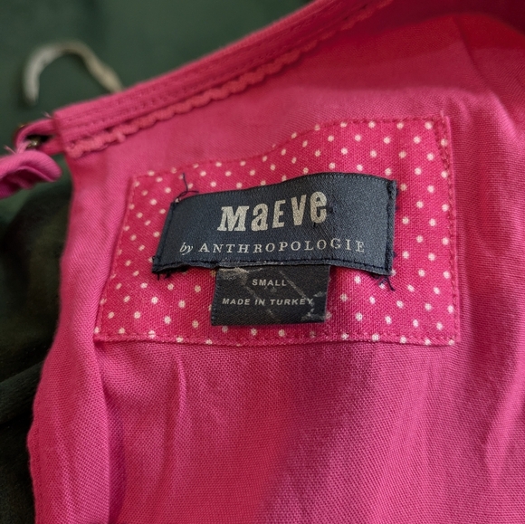 Maeve By Anthropologie Pink Sleeveless Crew Neck Sundress - Picture 11 of 13